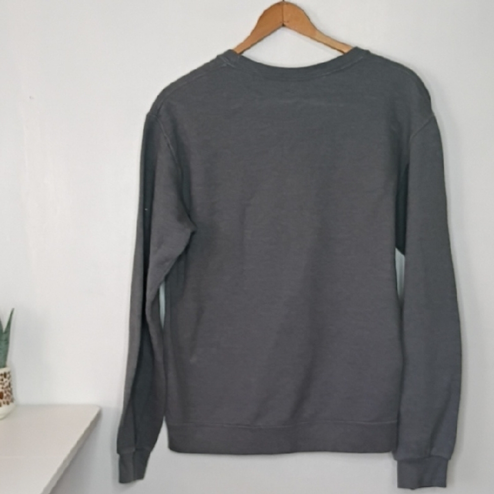 Fruit of the Loom Hair Stylist Graphic Sweater Womens Small Gray “Hair Therapist - Picture 9 of 11
